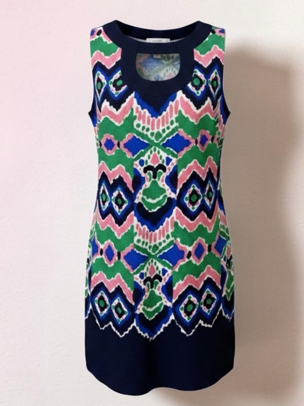 Gabby Skye Sheath Dress Sleeveless Keyhole Neck Size 14